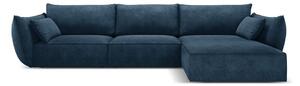 Tmavě modrá rohová pohovka (pravý roh) Vanda – Mazzini Sofas