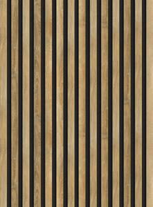 Mexen Lam-F, akustické stěnové lamely 275 × 31,5 cm, filc 6 mm, dub medový, S105-275317-2812-066