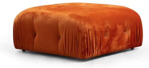 Hanah Home Taburet Bubble 95 cm samet oranžový