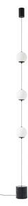 Stojací Lampa Lucande, Darrow, stmívatelné, Bílá, Obývací pokoj, Sklo, Moderní