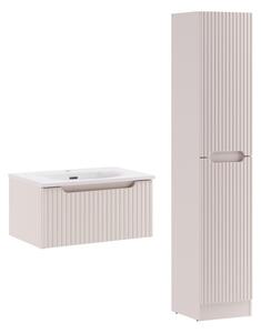 Comad Koupelnová sestava Nova Cashmere Sky I se zápustným umyvadlem a skříňkami 60 cm kašmírová