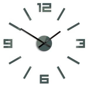 Moderní nástěnné hodiny ARABIC GRAY (nalepovací hodiny na stěnu)