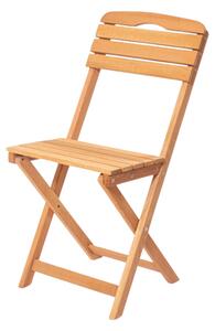 Kalune Design Skládací zahradní židle Leslie z masivu hnědá