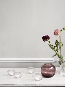 Holmegaard Skleněný svícen na čajovou svíčku Primula - Clear HGD107
