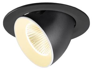 BIG WHITE SLV NUMINOS GIMBLE L Stropní vestavné svítidlo, 3000 K, 40°, IP20, kulaté, černé / bílé 1009725