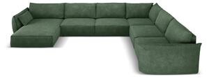 Tmavě zelená rohová pohovka (pravý roh) Vanda – Mazzini Sofas