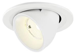 BIG WHITE SLV NUMINOS GIMBLE S Stropní vestavné svítidlo, 4000 K, 55°, IP20, kulaté, bílé 1009431