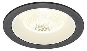 BIG WHITE SLV NUMINOS L Stropní vestavné svítidlo, 4000 K, 40°, IP20, kulaté, černá / bílá 1009796