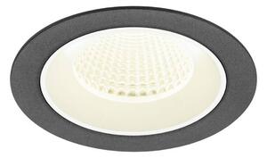 BIG WHITE SLV NUMINOS M Stropní vestavné svítidlo, 4000 K, 40°, IP20, kulaté, černé / bílé 1009635