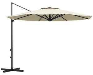 Zahradní slunečník Outsunny Ø294x242 cm s nastavitelnou výškou, 360° otáčející se tyč, nastavitelný úhel střechy a ventilační otvor pro terasu a bazén