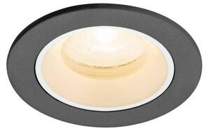 BIG WHITE SLV NUMINOS XS Stropní vestavné svítidlo, 2700 K, 20°, IP20, kulaté, černé / bílé 1009272