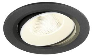 BIG WHITE SLV NUMINOS MOVE L Stropní vestavné svítidlo, 4000 K, 20°, IP20, kulaté, černé / bílé 1009847