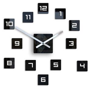 Moderní nástěnné hodiny CUBE (nalepovací hodiny na stěnu)