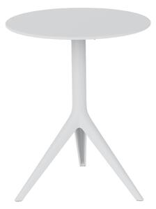 VONDOM - Sklápěcí stolek MARI-SOL Ø50 cm bílý - VÝPRODEJ