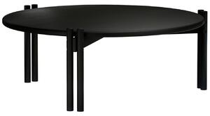 Černý dřevěný konferenční stolek Karup Design Sticks 80 cm