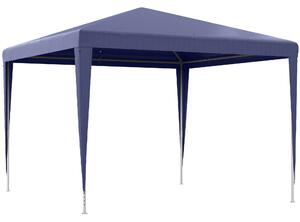 Skládací zahradní altán Outsunny 3x3m s 4 odvodňovacími otvory a ocelovým rámem s UV ochranou pro terasu, patio a kempování | Aosom