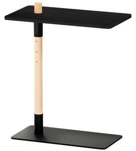 Černý dřevěný odkládací stolek Karup Design Adjust 55 x 30 cm