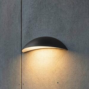 Lindby LED venkovní nástěnné svítidlo Zerino, černé, 34,5 cm, IP54, Černá, Hliník, Moderní