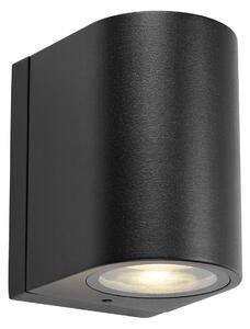 Markslöjd LED venkovní nástěnné svítidlo Alor, černé, 1 svítidlo, IP65, stmívatelné, stmívatelný, Černá, Hliník, Skandinávský