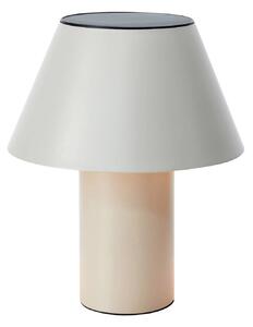 Markslöjd LED solární stolní lampa Vivo, šedá, IP44, výška 30 cm, stmívatelné., stmívatelný, Hliník / šedá / zinek, kov, Skandinávský