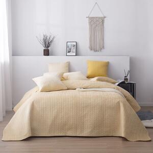 Luxusní přehoz na postel MOXIE meruňkový 160 x 220 (Přikrývka na postel)