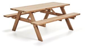 AJ Produkty Piknikový stůl TUNDRA PLUS, 1770 mm, hnědý