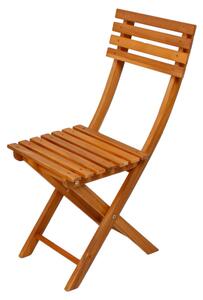 Dřevěná zahradní židle v přírodní barvě Alameda – Garden Pleasure