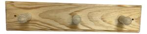 Dřevěný věšák - 3 kolíky