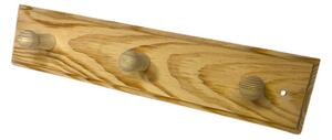 Dřevěný věšák - 3 kolíky