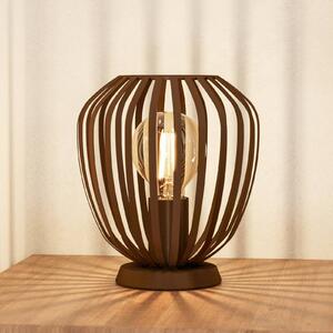 EGLO Stolní lampa Espinal, bronzová kartáčovaná, výška 23 cm, kov E27, Bronz / starožitná mosaz, Obývací pokoj / jídelna, kov, Moderní