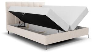Manželská postel 140 cm Infernus Bonell (béžová) (s roštem, s úl. prostorem). 1082292