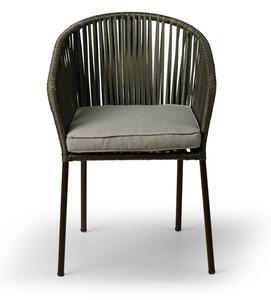 Sada 2 zelených zahradních židlí Selection Trapani
