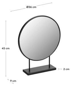 Zrcadlo biali 36 x 45 cm černé