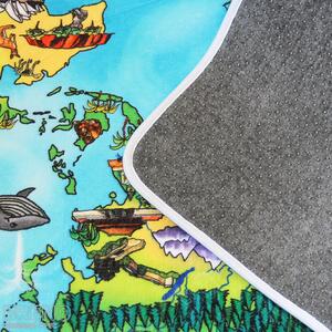 Dětský kusový koberec World Map - 76,5 x 117 cm