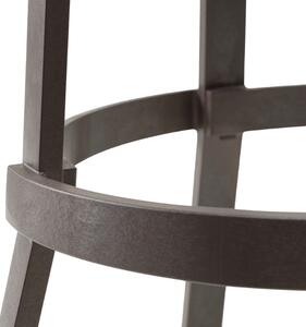 Nardi Hnědá plastová zahradní barová židle Stack Maxi 76,5 cm