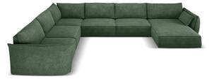 Tmavě zelená rohová pohovka (levý roh) Vanda – Mazzini Sofas