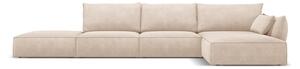 Béžová rohová pohovka (pravý roh) Vanda – Mazzini Sofas