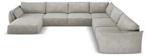 Světle šedá rohová pohovka (pravý roh) Vanda – Mazzini Sofas