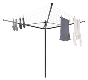 Antracitový venkovní sušák na prádlo 50 m Lift-O-Matic – Brabantia