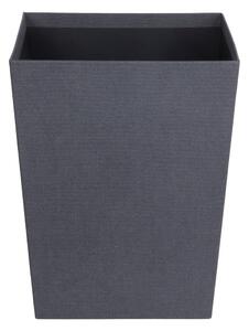 Černý odpadkový koš Sofia Canvas Paper Laminate – Bigso