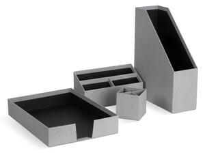 Kartonové organizéry v sadě 4 ks Hugo Canvas Paper Laminate – Bigso