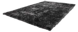 Kusový koberec Lalee Ligne Twist 600 anthracite - 80 x 150 cm