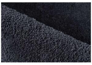 Kusový koberec Lalee Ligne Velluto 400 graphite - 80 x 150 cm