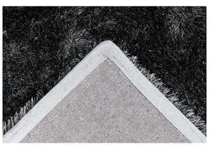 Kusový koberec Lalee Ligne Twist 600 anthracite - 80 x 150 cm