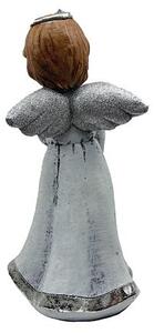 Anděl bílo-stříbrný s hvězdou maxi 48 cm Prodex JHH17737194