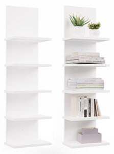 TP Living Nástěnný regál R5P 100 cm bílý