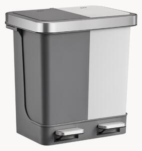 Recyklační odpadkový koš s pedálem Hana Duo, 10 + 10 l