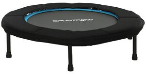 SPORTNOW 102 cm Skládací fitness trampolína s elastickou deskou a ocelovým rámem, neklouzavá s nosností 100 kg pro legové cvičení doma, v kanceláři či