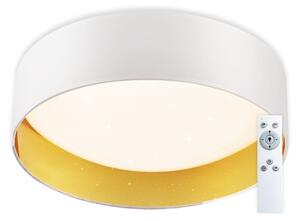 TOP LIGHT Ivona 40B RC - Stropní LED svítidlo Ivona 40B 24W, 3000-6500K, 2400lm, Ø415, bílá/třpytivý efekt + dálkové ovládání