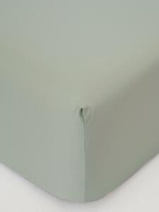 MK Lůžkoviny Saténové prostěradlo Diana 90 × 200 cm - šalvějová